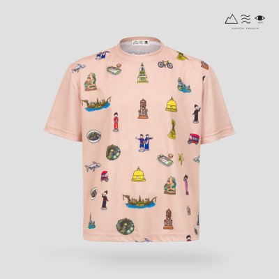 เสื้อยืด Oversized นครพนม Soft Power - ช สีพีช