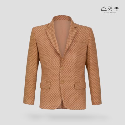 สูท ช ผ้าทอมือลายราชวัตร เปลือกไม้