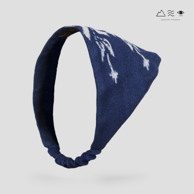 ผ้าคลุมผมยางยืด ผ้าทอมือ มัดหมี่ย้อมคราม ผ้าคลุมผมยางยืด ผ้าทอมือ มัดหมี่ย้อมคราม