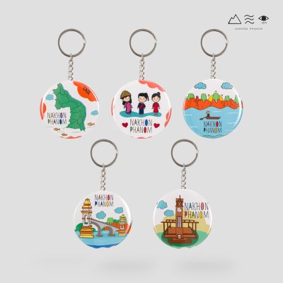 พวงกุญแจกลม เปิดขวด C