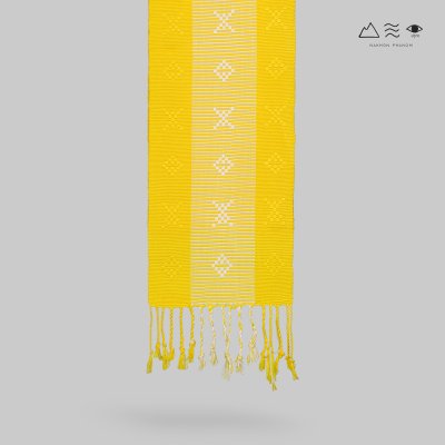 ผ้าสไบทอมือ ลายยกดอก - 008