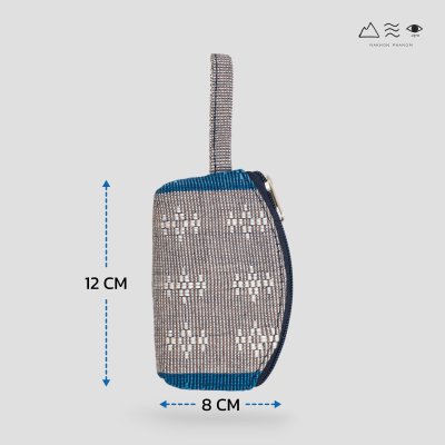 กระเป๋าเหรียญ ผ้ายกลายตีนซิ่น - 002