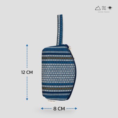 กระเป๋าเหรียญ ผ้ายกลายตีนซิ่น - 004