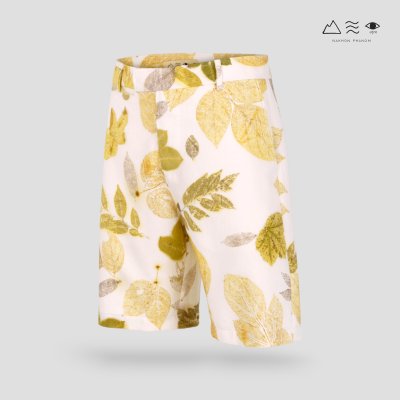 ECO กางเกงชิโนขาสั้น สีใยฝ้าย