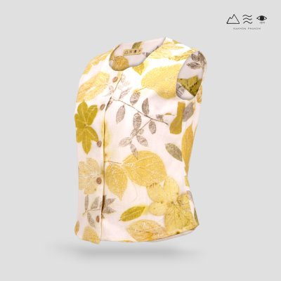 ECO เสื้อแขนกุด ญ กระดุมหน้า สีใยฝ้าย