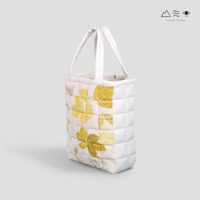 ECO กระเป๋า TOTE บุนุ่ม ใหญ่ สีใยฝ้าย
