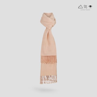 ผ้าพันคอฝ้ายทอมือย้อมสีธรรมชาติ 006 สีล้วน-01