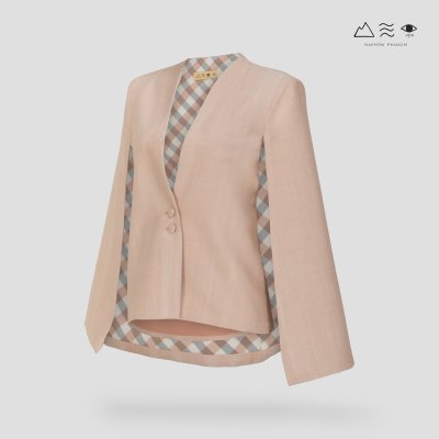 EPO เสื้อเบลเซอร์เคป ญ เปลือกไม้