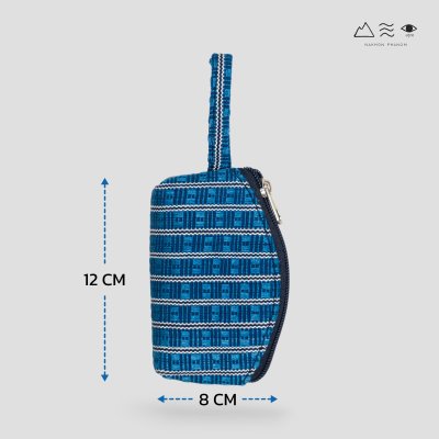 กระเป๋าเหรียญ ผ้ายกลายตีนซิ่น - 001