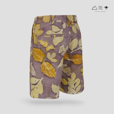 ECO กางเกงชิโนขาสั้น สี Logwood