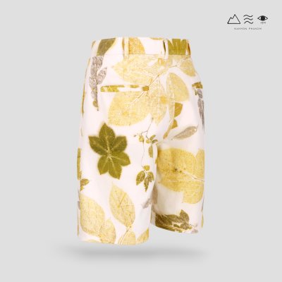 ECO กางเกงชิโนขาสั้น สีใยฝ้าย