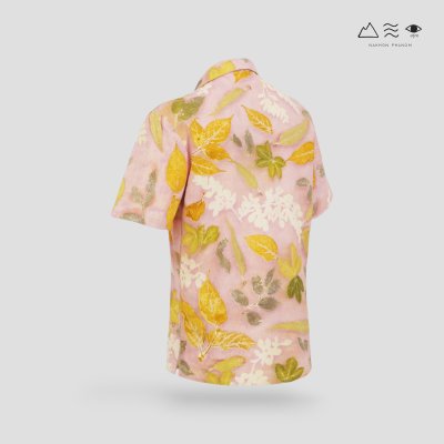 ECO เสื้อฮาวาย ช สีรังครั่ง