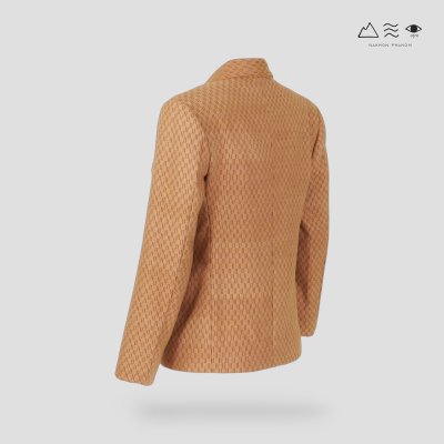 สูท ญ ผ้าทอมือลายราชวัตร เปลือกไม้