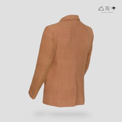 สูท ช ผ้าทอมือลายราชวัตร เปลือกไม้