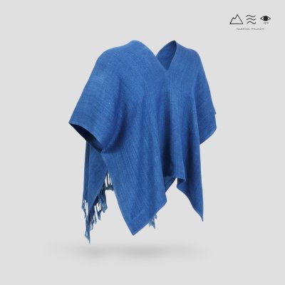 KHID เสื้อกะเหรี่ยงผ้าคราม ลายยกขิด