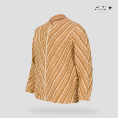 เสื้อแจ็กเก็ต ฝ้ายกะตุ่ยเข็นมือ