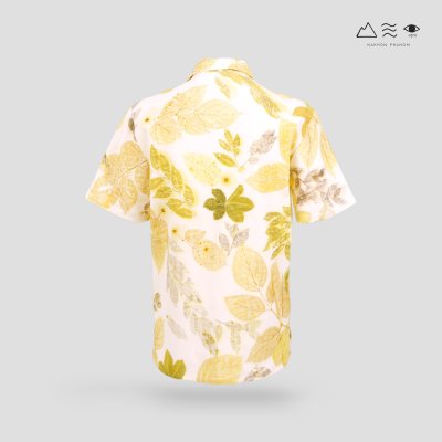 ECO เสื้อฮาวาย ช สีใยฝ้าย