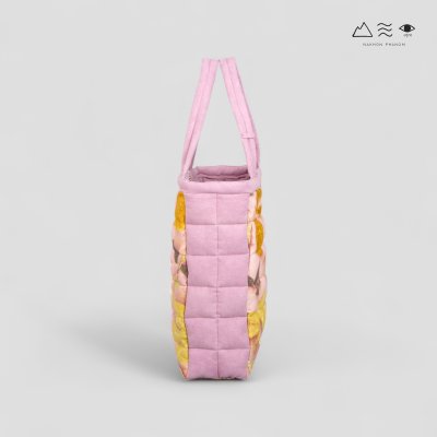 ECO กระเป๋า TOTE บุนุ่ม ใหญ่ สีรังครั่ง