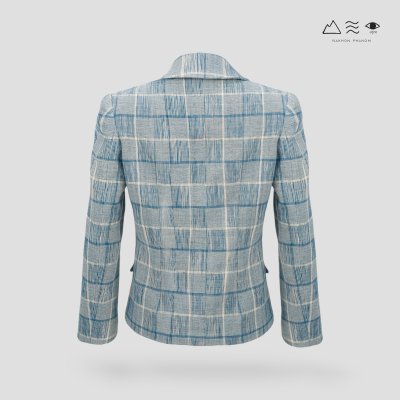 สูท ฝ้ายเข็นมือย้อมสีธรรมชาติ ญ คราม