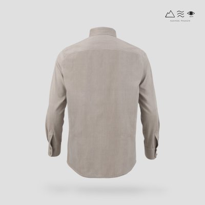 EPO เสื้อเชิ้ตแขนยาว คอปก ช เทา