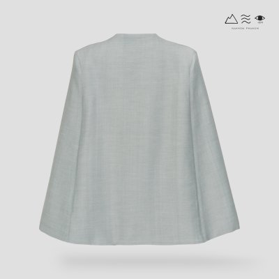 EPO เสื้อเบลเซอร์เคป ญ เทา