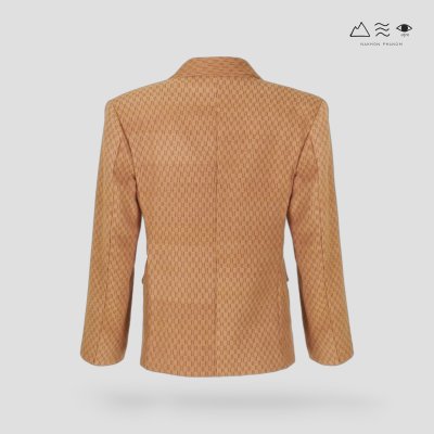 สูท ญ ผ้าทอมือลายราชวัตร เปลือกไม้