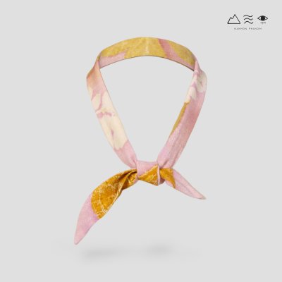 ECO ผ้าพันคอ สีรังครั่ง