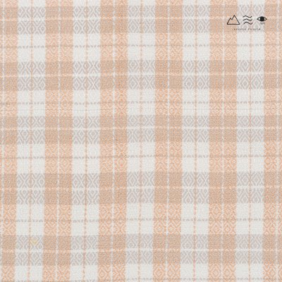 ผ้าพันคอฝ้ายทอมือย้อมสีธรรมชาติ 013 ลายตาราง-04