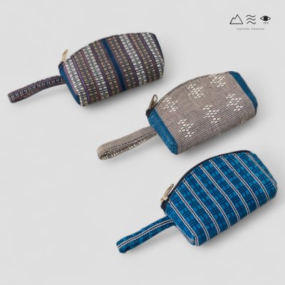 กระเป๋าเหรียญ ผ้ายกลายตีนซิ่น - 002