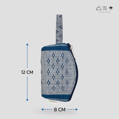 กระเป๋าเหรียญ ผ้ายกลายตีนซิ่น - 006