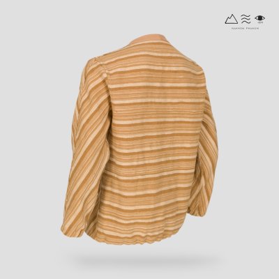 เสื้อแจ็กเก็ต ฝ้ายกะตุ่ยเข็นมือ