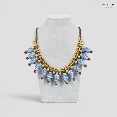 สร้อยคอเชือกถัก กระสวยฝ้าย C