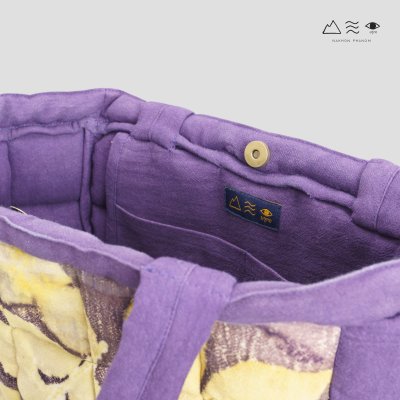 ECO กระเป๋า TOTE บุนุ่ม ใหญ่ สี Logwood