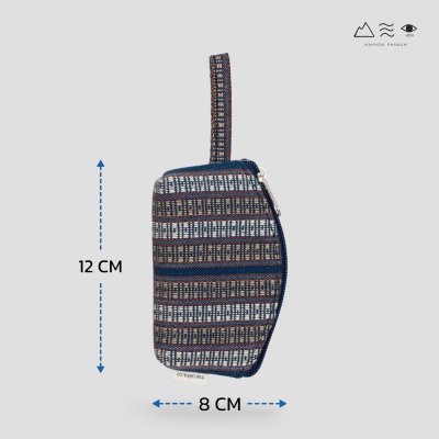 กระเป๋าเหรียญ ผ้ายกลายตีนซิ่น - 003