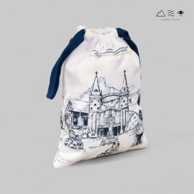 ถุงผ้ารูดเชือก นครพนม - ภาพลายเส้น