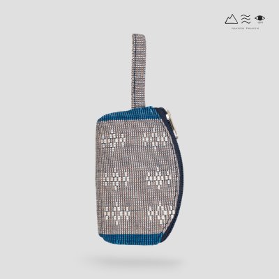 กระเป๋าเหรียญ ผ้ายกลายตีนซิ่น - 002