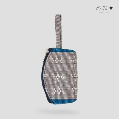 กระเป๋าเหรียญ ผ้ายกลายตีนซิ่น - 002