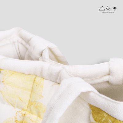 ECO กระเป๋า TOTE บุนุ่ม ใหญ่ สีใยฝ้าย