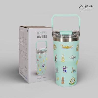 แก้วเก็บอุณหภูมิ นครพนม Soft Power 20 Oz-สีมินต์