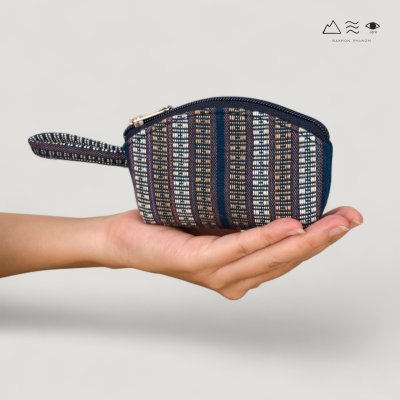 กระเป๋าเหรียญ ผ้ายกลายตีนซิ่น - 003