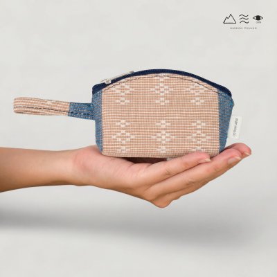 กระเป๋าเหรียญ ผ้ายกลายตีนซิ่น - 009