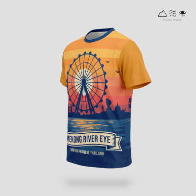 เสื้อยืด T-Shirt แม่โขง ริเวอร์อาย