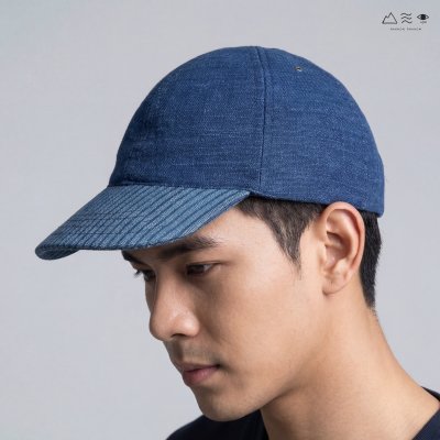 หมวกแก๊ปผ้าทอมือ สีธรรมชาติ