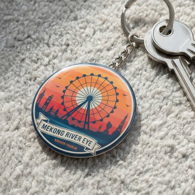 พวงกุญแจกลม เปิดขวด B