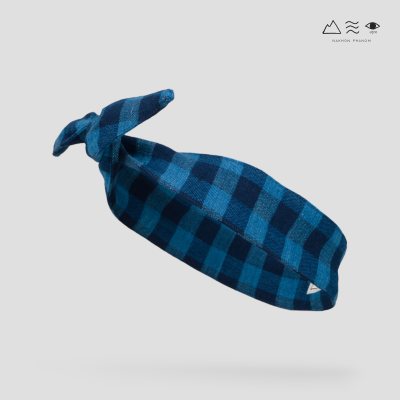 ที่คาดผมผ้าทอมือ แบบลวดดัด ย้อมคราม ที่คาดผมผ้าทอมือ แบบลวดดัด ย้อมคราม