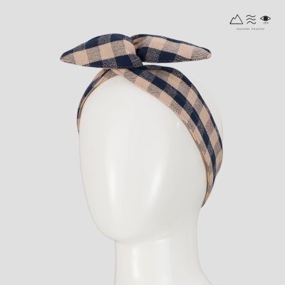 ที่คาดผมผ้าทอมือ แบบลวดดัด ย้อมเปลือกไม้ ที่คาดผมผ้าทอมือ แบบลวดดัด ย้อมเปลือกไม้