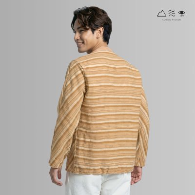 เสื้อแจ็กเก็ต ฝ้ายกะตุ่ยเข็นมือ