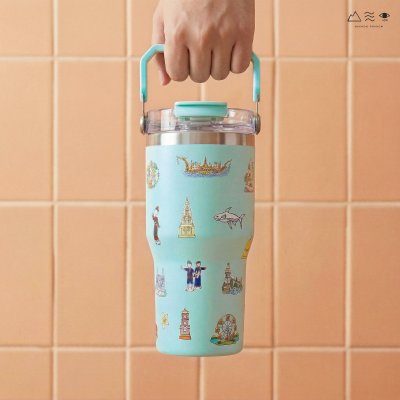แก้วเก็บอุณหภูมิ นครพนม Soft Power 20 Oz-สีมินต์