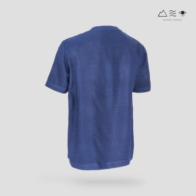 เสื้อ Oversized T-Shirt 4 ตะกอมัดหมี่ ย้อมคราม