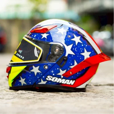 หมวกกันน็อกเต็มใบยกคาง SOMAN F2-955S